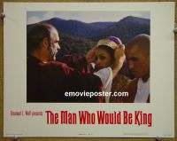 #2024 MAN WHO WOULD BE KING lobby card #6 '75 Connery