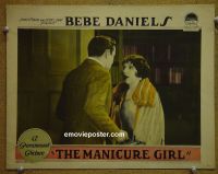 #2025 MANICURE GIRL lobby card '25 Bebe Daniels