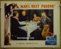 #2026 MAN'S BEST FRIEND lobby card '35 Lightning Dog