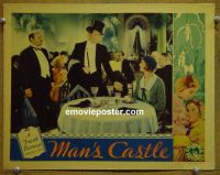 #2027 MAN'S CASTLE lobby card '33 Spencer Tracy