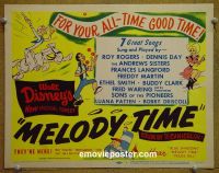 #9274 MELODY TIME Title Lobby Card '48 Walt Disney cartoon!