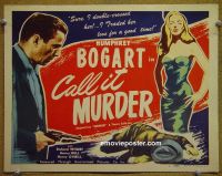 #9279 MIDNIGHT Title Lobby Card R47 Humphrey Bogart