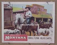 #168 MONTANA LC '50 Errol Flynn on horseback 