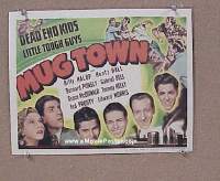 k292 MUG TOWN title lobby card '42 Dead End Kids, Billy Halop