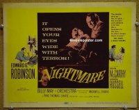 #8257 NIGHTMARE TC '56 film noir 