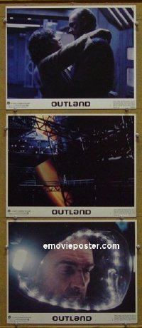 #5950 OUTLAND 3 LCs '81 Sean Connery 