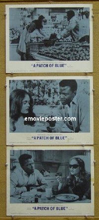 #5958 PATCH OF BLUE 3 LCs '66 Sidney Poitier 