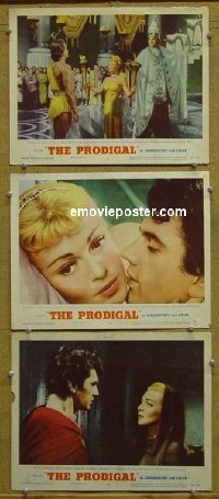 #5962 PRODIGAL 3 LCs '55 Lana Turner 