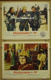 #4987 RICHARD 3 2 LCs '54 Laurence Olivier 