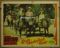 #4755 RIDE TENDERFOOT RIDE LC '40 Gene Autry 