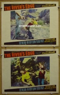 #5770 RIVER'S EDGE 2 LCs '57 Milland, Quinn 