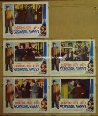 #5387 SCANDAL SHEET 5 LCs '52 Sam Fuller 