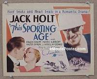 #210 THIS SPORTING AGE TC '32 Jack Holt, polo 