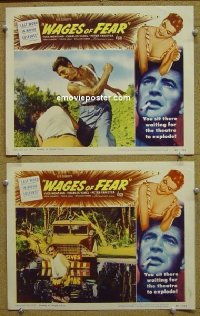 #5813 WAGES OF FEAR 2 LCs '55 Montand 