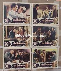 #233 X THE UNKNOWN 6 LCs '56 Jagger, Chapman 