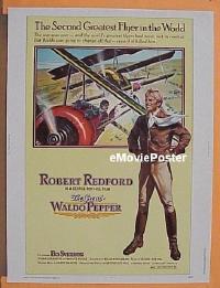 #208 GREAT WALDO PEPPER 30x40 '75 Redford 