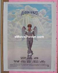 #076 HEAVEN CAN WAIT 30x40 '78 Warren Beatty 