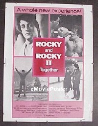 #256 ROCKY/ROCKY 2 30x40 R80 Stallone 