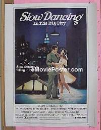 #099 SLOW DANCING IN THE BIG CITY B-30x40 '78 