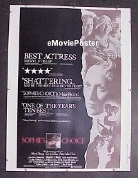 #269 SOPHIE'S CHOICE 30x40 '82 Streep 