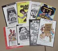 #083 8 PRESSBOOKS FROM BLAXPLOITATION FILMS 