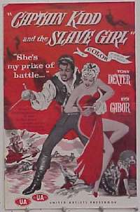 CAPTAIN KIDD & THE SLAVE GIRL pressbook