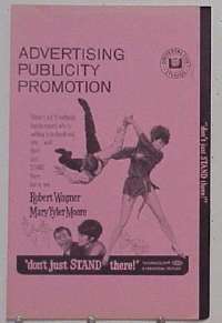 DON'T JUST STAND THERE pressbook