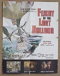 #476 FLIGHT OF THE LOST BALLOON pressbook '61 