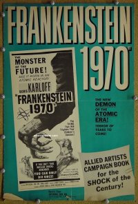 #5538 FRANKENSTEIN 1970 pb '58 Boris Karloff