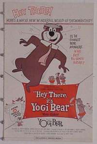 HEY THERE IT'S YOGI BEAR pressbook