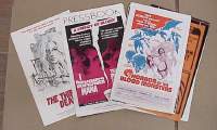 #070 23 PRESSBOOKS FROM HORROR FILMS 