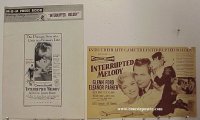 INTERRUPTED MELODY pressbook