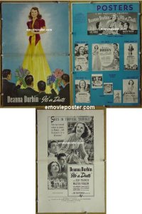 #1395 IT'S A DATE pressbook '40 Deanna Durbin 