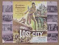 #488 JOURNEY TO THE LOST CITY pressbook '60 