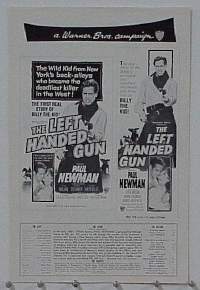 LEFT HANDED GUN pressbook