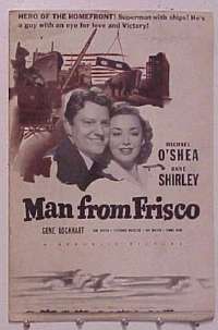 MAN FROM FRISCO pressbook