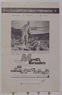 MERRILL'S MARAUDERS pressbook