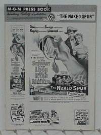 #206 THE NAKED SPUR pb '53 Stewart, Leigh 