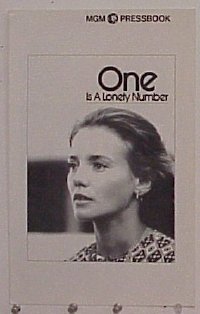 ONE IS A LONELY NUMBER pressbook