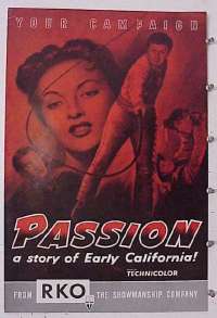 PASSION ('54) pressbook
