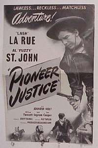 PIONEER JUSTICE pressbook