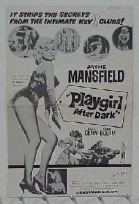 #182 PLAYGIRL AFTER DARK pb '62 Mansfield 