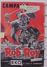 ROB ROY ('54) pressbook