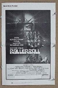 #504 ROLLERBALL pressbook '75 James Caan 