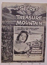 SECRET OF TREASURE MOUNTAIN pressbook