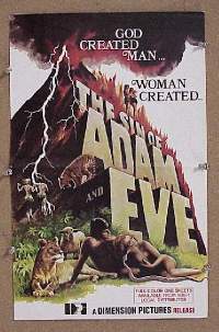 #510 SIN OF ADAM & EVE pressbook '67 Wilson 