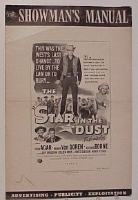 STAR IN THE DUST pressbook