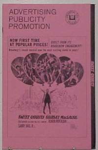 SWEET CHARITY ('69) pressbook