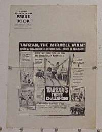 #515 TARZAN'S 3 CHALLENGES pressbook '63 