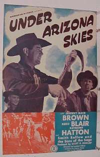 UNDER ARIZONA SKIES pressbook